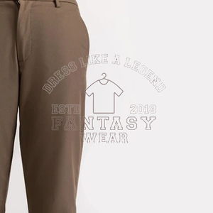 Pantalones Chinos de Corte Regular para Hombre, Marca FANTASY WEAR, OEM, Alta Calidad y Personalizados, Certificación CE - Product Image 2