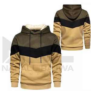 Sweat-shirt en polaire pour homme avec étiquette personnalisée, nouveau design, vêtements d'hiver, impression de logo, couleur unie, séchage rapide, respirant, non tissé, de haute qualité - Product Image 3
