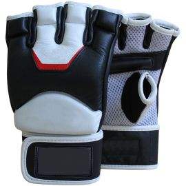 Gants de MMA de qualité professionnelle pour hommes et femmes, demi-doigts, entraînement, boxe, sparring, cuir PU de qualité supérieure, tailles, poignées - Product Image 5