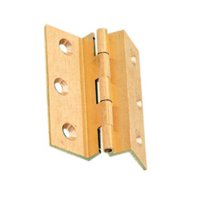 Cerniere Fresate con Collo in Oro Satinato 50x40 (pz.2) - Product Image 1