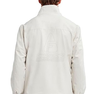 Veste de golf pour homme, col montant, logo sur le devant, écologique, respirante, coupe confortable, idéale pour l'entraînement de golf en extérieur et les vêtements de sport - Product Image 6