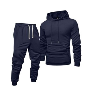 Survêtements pour hommes de haute qualité pour l'hiver coton polaire sport pull survêtement jogging survêtement - Product Image 2