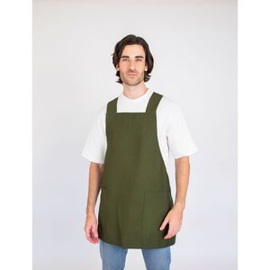 Delantal Verde Estilo Japonés Odaiba, 100% Algodón, Delantal Infantil Personalizado para Niños, para Comida, Pintura, para Restaurantes - Product Image 6