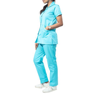 2025 LOGO personalizado moda mujer secado rápido Hospital Médico Tops Jogger pantalones trajes Dental Doctor Scrubs enfermera uniformes conjuntos - Product Image 2