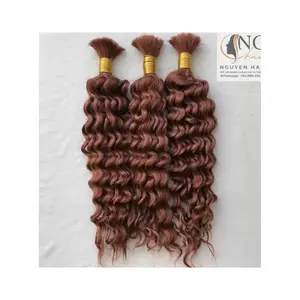 Original Price Durable Raw Vietnamese Human Hair Deep Wave Bulk Hair Extensions For Christmas Hair 3 Types of Quality Standards