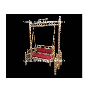 Designer Meenakari <b>Swing</b> for Wedding and Sangeet Decorations Premium Indian Artwork for Venue Enhancements - Product Image 1