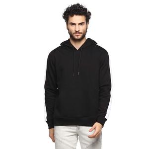 Venta al por mayor Casual Capucha Hombres Sudadera con capucha Logo Estilo de pecho Pullover Hombres Sueltos en blanco negro Sudaderas con capucha - Product Image 6
