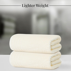100% coton ensemble de serviettes de bain hôtel usage domestique doux absorbant séchage rapide serviettes pour salle de bain Spa Gym luxe main visage serviette en gros - Product Image 2