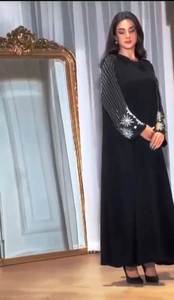 เสื้อผ้ามุสลิมแบบดั้งเดิมหรูหราสำหรับผู้หญิงสไตล์อาบายาชุดสวยสำหรับใส่ไปงานปาร์ตี้ชุดดูไบรวมเครื่องประดับสำหรับอิสลาม - Product Image 3