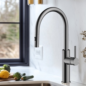 Rubinetto da <span class=keywords><strong>Cucina</strong></span> Estraibile in Acciaio Inox 304 Senza Piombo, <span class=keywords><strong>Miscelatore</strong></span> per Lavello Acqua Calda e Fredda, OEM, Disponibile in Diversi Colori - Product Image 2