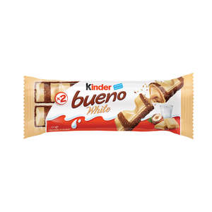 Barra de chocolate blanco Kinder Bueno 43G Venta caliente precio de fábrica al por mayor BestQuality importado Snack Sweet Candy Chocolate Supply - Product Image 2