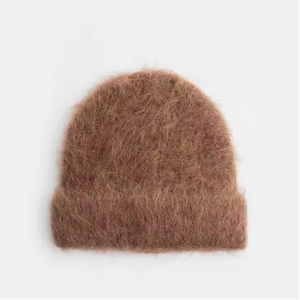 หมวกบีนนี่ขนแกะแบบพรีเมี่ยมหมวกบีนนี่ผ้าขนแกะอบอุ่นและมีสไตล์สำหรับฤดูหนาว - Product Image 2
