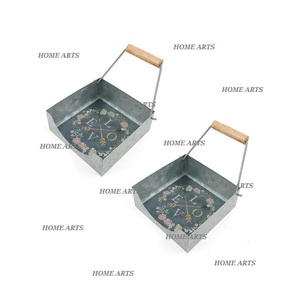 Servilletero galvanizado hecho a mano, diseño clásico, de color gris servilletero, soporte de pañuelos para proveedor mayorista - Product Image 6