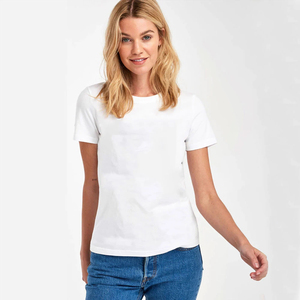 Custom Color Printed Women's <b>T</b>-<b>Shirts</b> High Street Fashion Trendy Look for Summer Wear Breathable Cotton Polyester Tshirts - Product Image 3