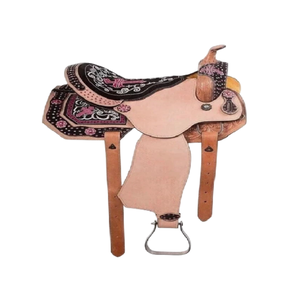 ชุดนักแข่งม้าหนังแท้คุณภาพพรีเมี่ยมอานม้าแบบตะวันตกและอังกฤษสำหรับขี่ม้า - Product Image 1