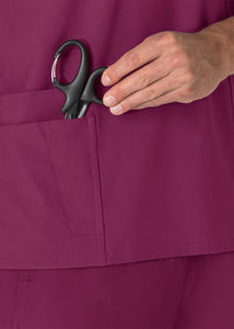 Ensembles de gommage avec logo personnalisé Hauts de costume d'hôpital d'infirmière extensible Ensembles de soins infirmiers Uniformes hospitaliers médicaux - Product Image 5
