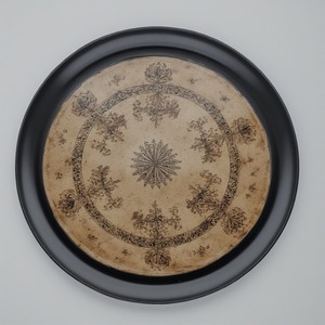 Placa de cargador Art Deco ligera de hierro de mármol marfil con diseño moderno para decoración de banquetes premium y comedor de hotel - Product Image 5