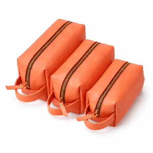 New Style Vintage Travel Men's Toiletry <b>Bag</b> Leather Cosmetic Men <b>Makeup</b> <b>Bag</b> for Storage Organizer Wash - Product Image 4