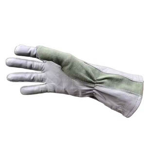 Tamaño personalizado de calidad superior de cuero aramida Nuevo diseño antideslizante Guantes de vuelo personalizados Guantes de piloto personalizados ajustables - Product Image 3