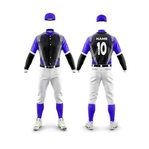 Maillot en polyester de haute qualité imprimé de logo personnalisé Vêtements de sport pour hommes Uniformes de baseball et de softball respirants au toucher doux - Product Image 6
