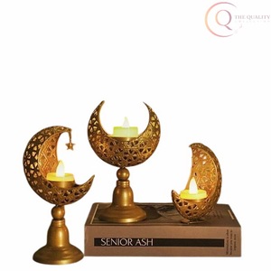 Portavelas de Metal Premium para Decoración de Mesa de Ramadán |   Resistente al Agua y Duradero para Eventos en el Hogar, Cafeterías y Regalos - Product Image 3