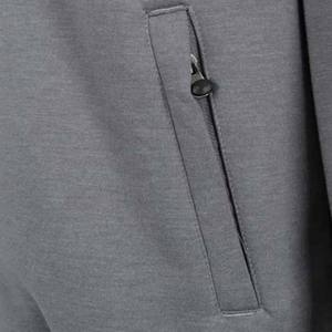 Sweats à capuche pour hommes 60% coton 40% polaire Basics vêtements pour hommes sweats à capuche prix de gros fermeture éclair nouveau Design contraste couleur respirant - Product Image 4