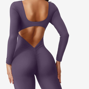Combinaison de sport décontractée personnalisée pour femmes, entraînement, fitness, shorts respirants avec fermeture éclair invisible, sans manches, taille haute - Product Image 5
