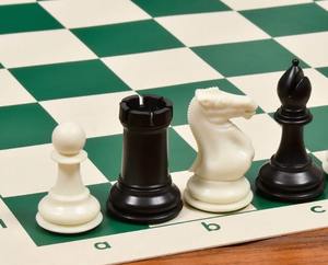 Pièces d'échecs professionnelles en gros, série Staunton, noir et ivoire, plastique solide, roi de 3,75 pouces, à prix abordable - Product Image 5