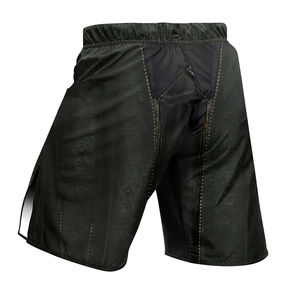 Shorts de MMA en gros OEM, simples, athlétiques, extensibles, en polyester et élasthanne, respirants, confortables, pour l'entraînement - Product Image 2