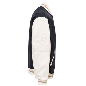 Chaqueta con letras transpirable hecha a medida de la mejor calidad para hombre, Material de algodón/lana duradero, lista para el invierno, más vendida en línea - Product Image 5