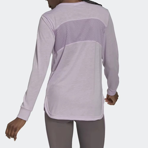 Camisetas transpirables de verano de alta calidad para mujer, Jersey teñido liso ecológico, corte holgado, manga larga, algodón, poliéster, cuello redondo - Product Image 6