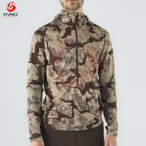Wholesale Men Hunting jacket Breathable Cotton Polyester Rip Stop Custom Logo Print High Quality OEM Services Custom Logo Print - Product Image 1