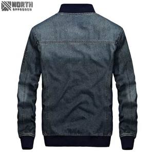 2025 nouvelle mode hiver hommes Denim vestes en gros de haute qualité de haute qualité avant Logo personnalisable respirant - Product Image 2