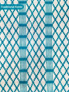 Tela de algodón tejida jacquard Kente auténtica de 51 pulgadas de ancho, diseño de moda de ropa cultural textil elegante, herencia tradicional - Product Image 6