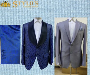 2023 elegante personalizado 100% traje de esmoquin de lana para hombres y mujeres pantalones plisados transpirable de talla grande uso formal de negocios - Product Image 6