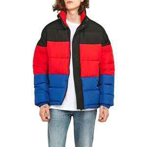 Light Weight <b>Thin</b> Comfortable High Quality Stand Collar Front Logo Puffer <b>Jacket</b> for <b>Men</b> Winter Wear - Product Image 1