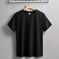 T-shirt Homme Manches Courtes DTF 2023 OEM 100% Coton Couleurs Personnalisables Logo Écologique Respirant Séchage Rapide Coupe Ample Uni