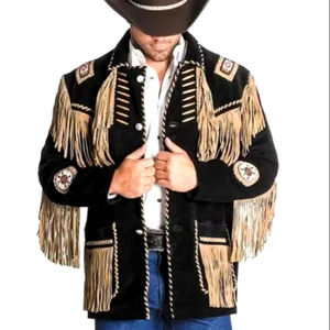 แจ็กเก็ตหนังสำหรับผู้ชายเสื้อแจ็คเก็ตหนังสไตล์ใหม่สำหรับผู้ชายการตัดเย็บแบบพรีเมี่ยม - Product Image 1