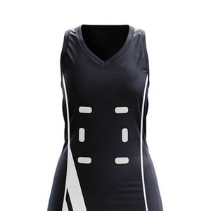 Uniforme de netball de haute qualité, personnalisé, fournisseur OEM, directement de l'usine, pour femmes adultes, en spandex/polyester, anti-UV, respirant - Product Image 4