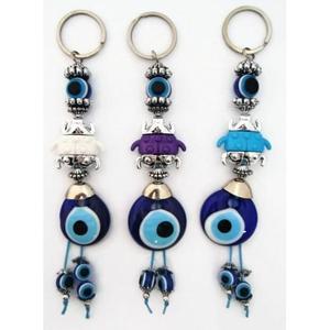 พวงกุญแจแก้วตาปีศาจ3x16ซม. พวงกุญแจแก้วที่ไม่ซ้ำกัน - Product Image 3