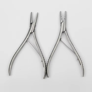 Professional <b>Hair</b> <b>Extension</b> Plier Tools Hot <b>Sale</b> Stainless Steel <b>Hair</b> <b>Extension</b> Plier Non-Slip Grip Crimping Bead Removal Pliers - Product Image 5