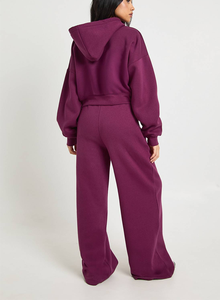 Ensemble de survêtement sportif tendance hip-hop, fitness, coupe ajustée, ensemble assorti, randonnée en plein air, spandex bordeaux, filles, impression 3D - Product Image 5