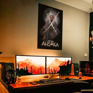 Póster de Anime de Star Wars: Ahsoka Tano con Espadas Láseres, con la Ahsoka de la Serie Ahsoka - Product Image 4