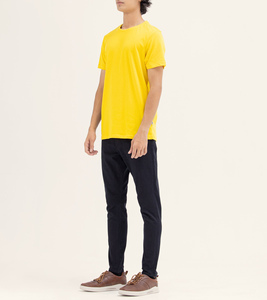 Hombres de alta calidad de manga estrecha lavado ácido streetwear ropa personalizada impresión fabricación verano camiseta - Product Image 2