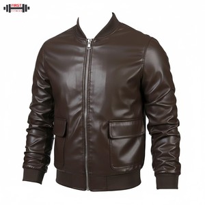 Veste bomber en cuir à rayures pour femmes grande taille, nouvelle mode, confortable, vente en gros, design tendance 2025, manches longues - Product Image 4