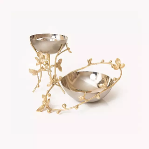 Juego de soporte de incienso de diseño moderno y elegante, quemador Dukhoor de Metal con acabado dorado para el hogar, mesa de madera de agar y Material de almizcle - Product Image 2