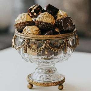 Bol à glace classique et élégant en verre transparent, bols à dessert et à fruits, technique polie, vaisselle - Product Image 1