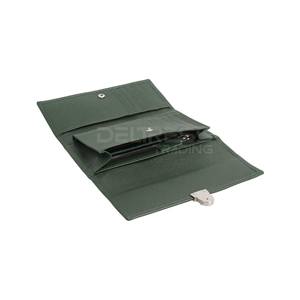 Cierre abierto Elegante al por mayor a bajo precio Personalizable Cartera de tarjetero de calidad superior para mujer Cuero original - Product Image 3