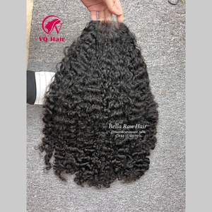 Perruque bouclée birmane en dentelle HD, cheveux naturels raides, qualité supérieure, cheveux vietnamiens bruts, produit très vendu, cuticules alignées - Product Image 5