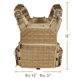 Nuevo chaleco táctico personalizado al por mayor fabricante de Pakistán chaleco táctico ligero Color verde para chaleco multifuncional de seguridad - Product Image 2